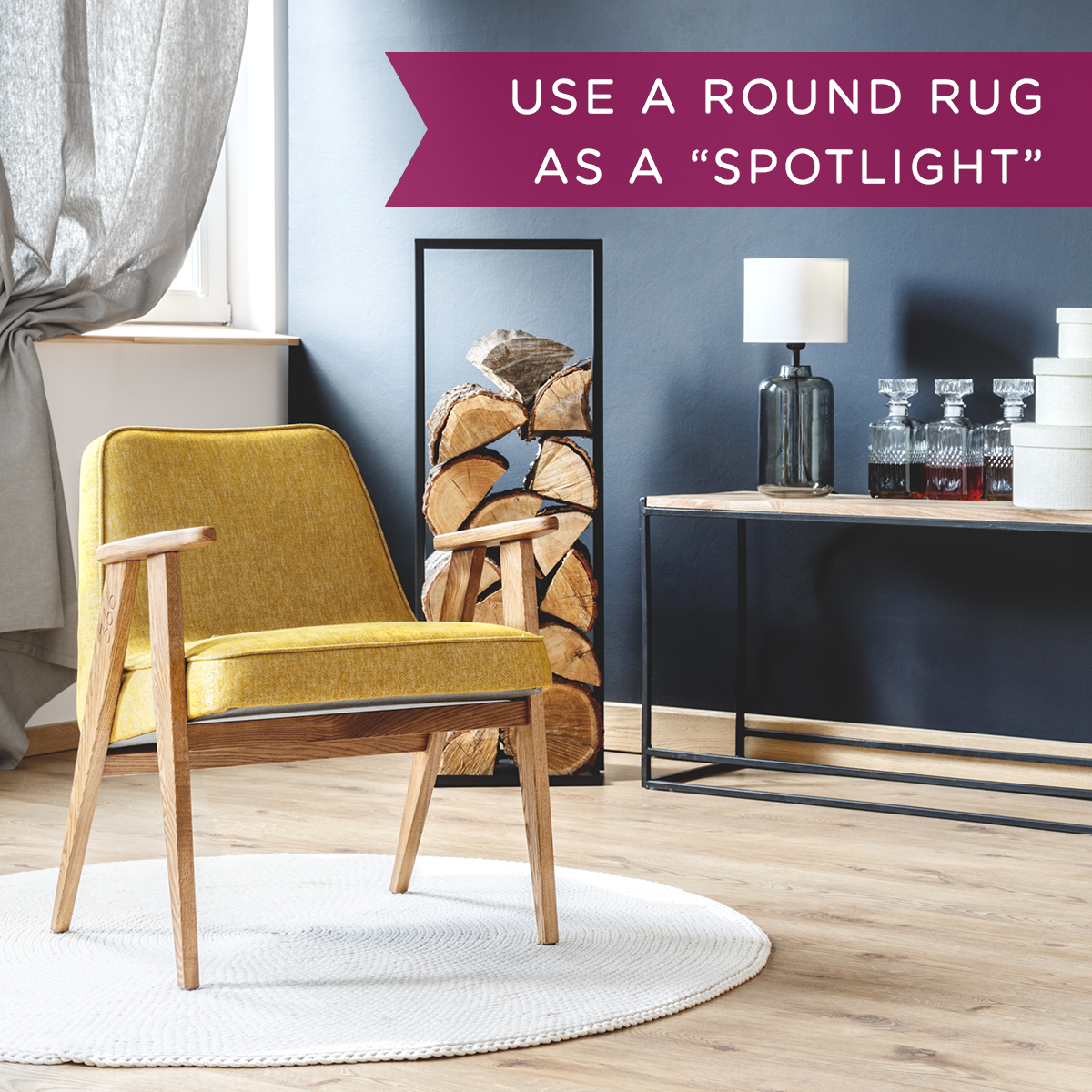 Round Rug Spotlight