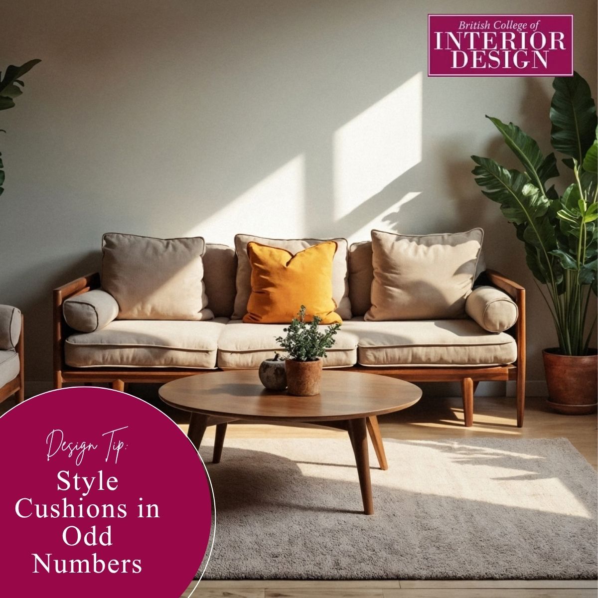 Style Cushions in Odd Numbers