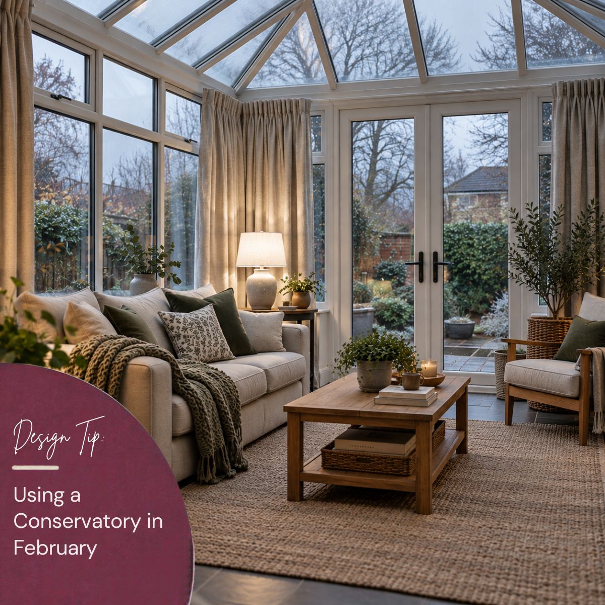 Using a Conservatory in February