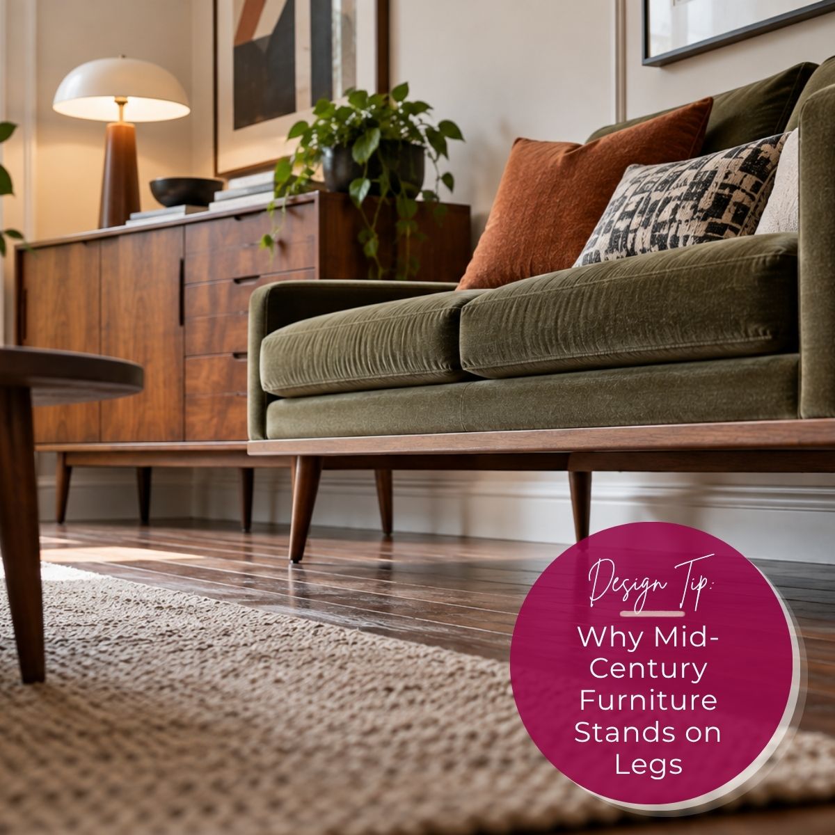 Why Mid-Century Furniture Stands on Legs